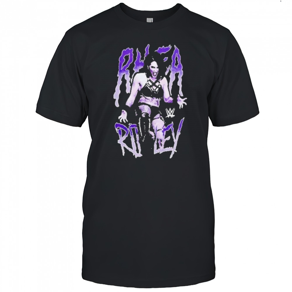 Rhea Ripley Kicking Portrait Girls Shirt