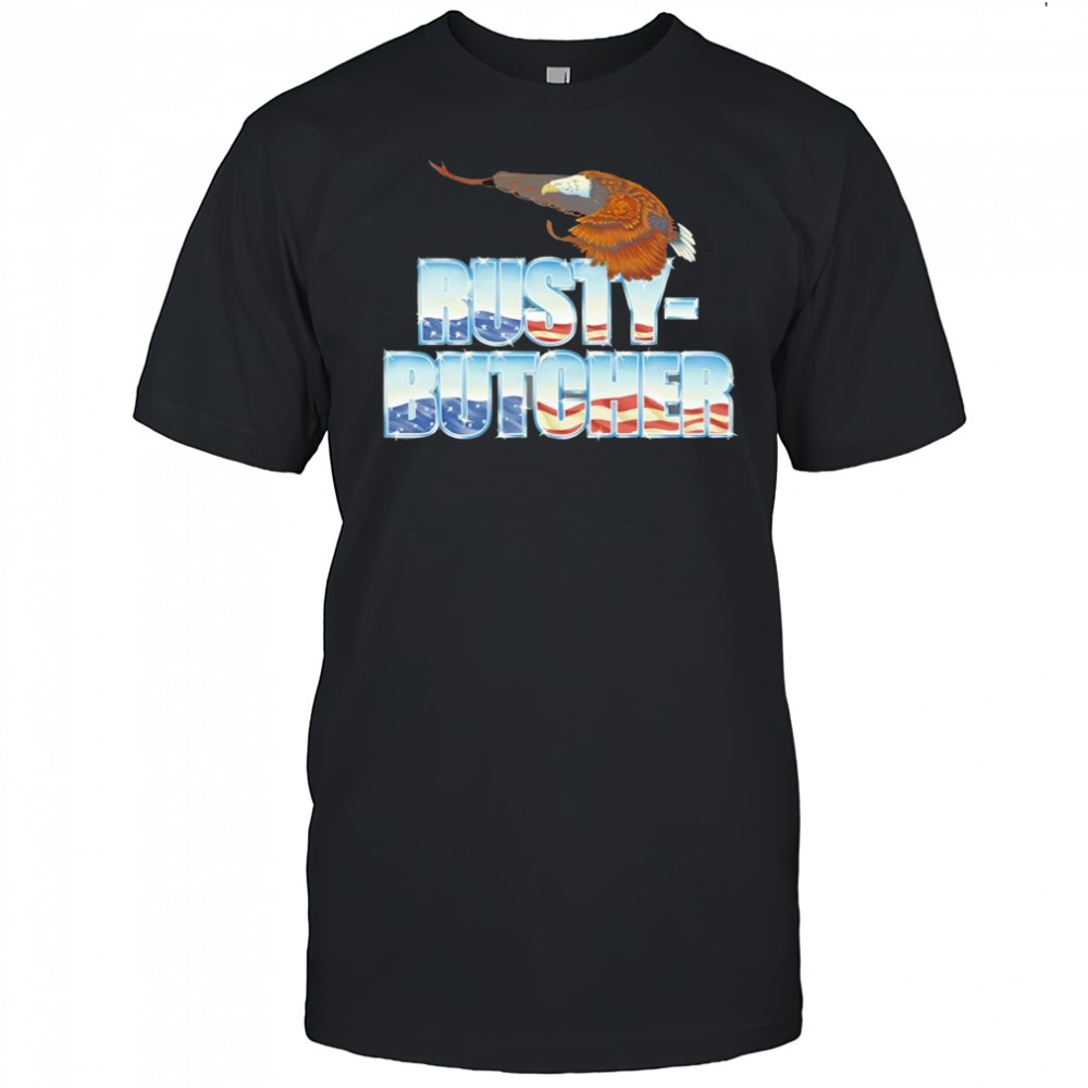 Rusty Butcher Shiny Black T-Shirt