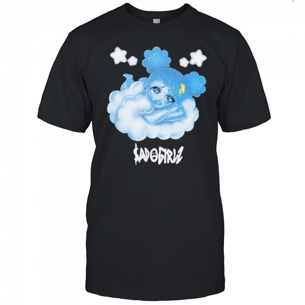 Sad Girlz Blue Airbrush 2025 T-Shirt