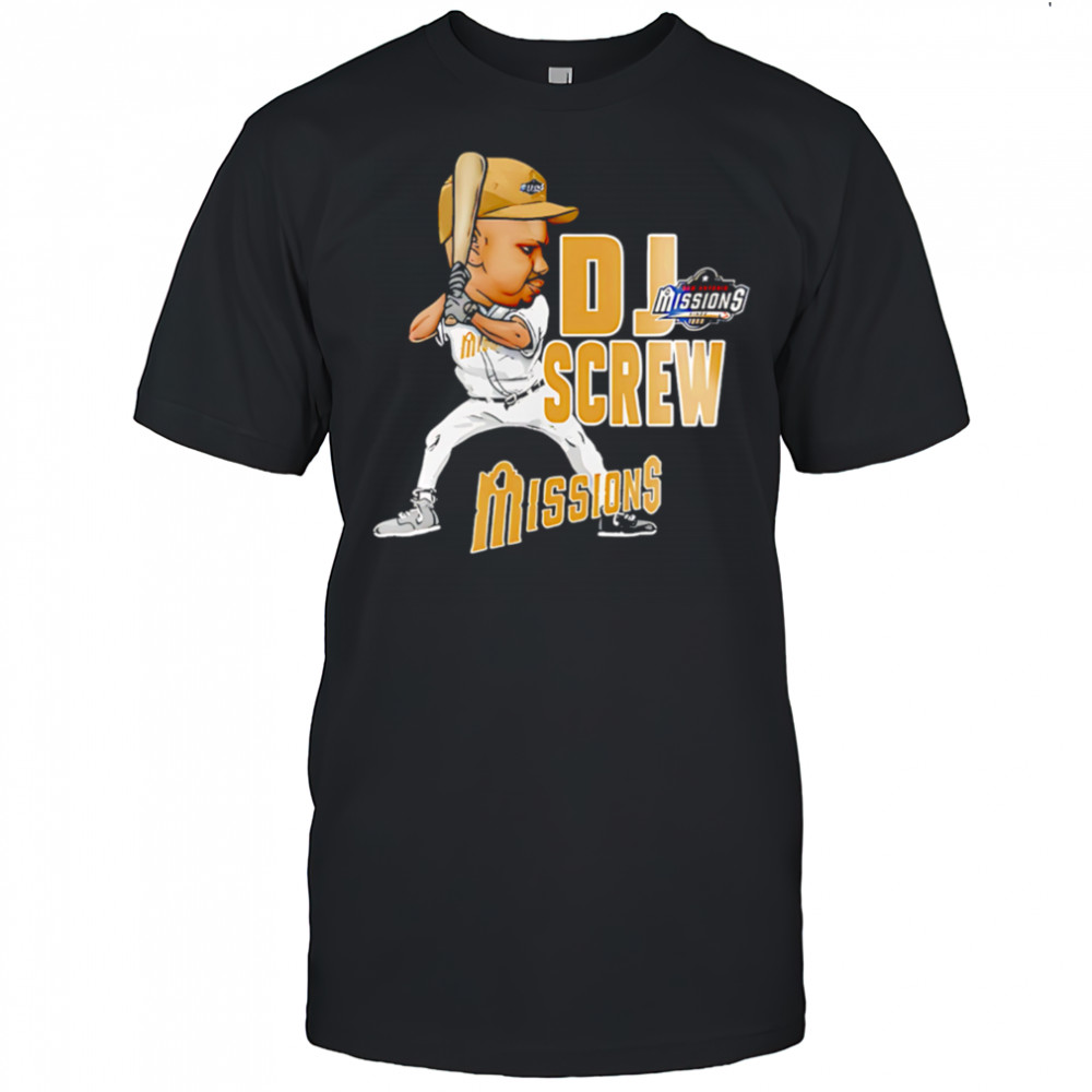 San Antonio Missions DJ Screw 2025 Baseball shirt