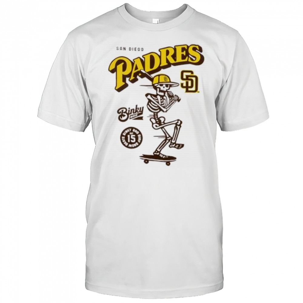 San Diego Padres Skelly Skeleton shirt