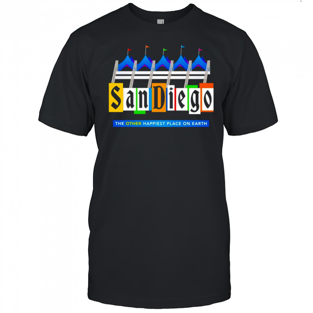 San Diego UBlog Happiest place shirt