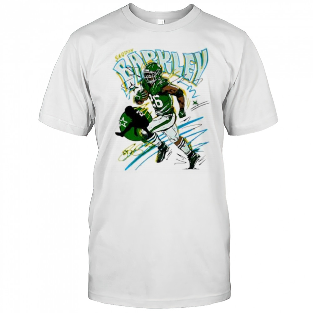 Saquon Barkley Philadelphia Scribble signature shirt