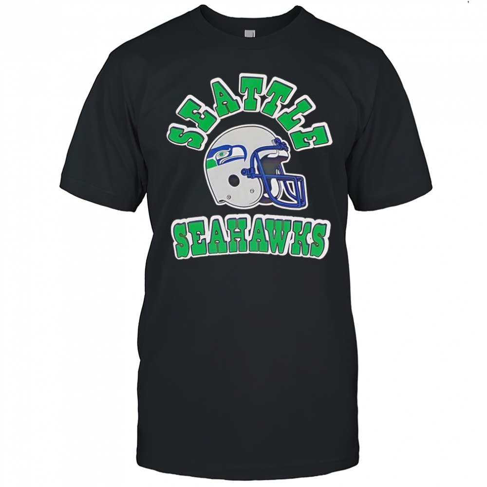 Seattle Seahawks Helmets Logo T-Shirt