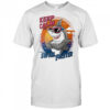 Shark keep calm and swim faster cute shirt