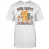 Side Quest Enthusiast Hiking Cat T-Shirt