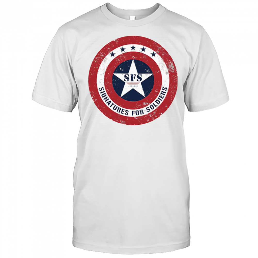 Signatures for Soldiers American Captain Star shirt