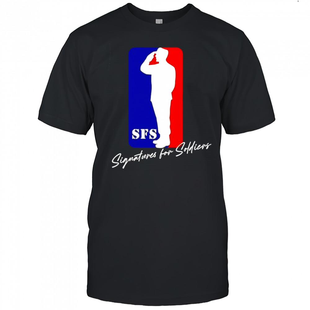 Signatures For Soldiers Baseline Logo T-Shirt