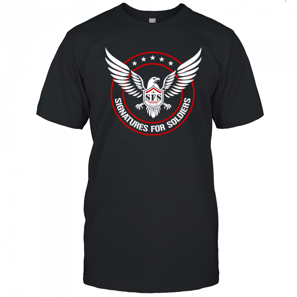 Signatures for Soldiers Eagle Seal shirt