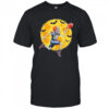 Skeleton football halloween shirt