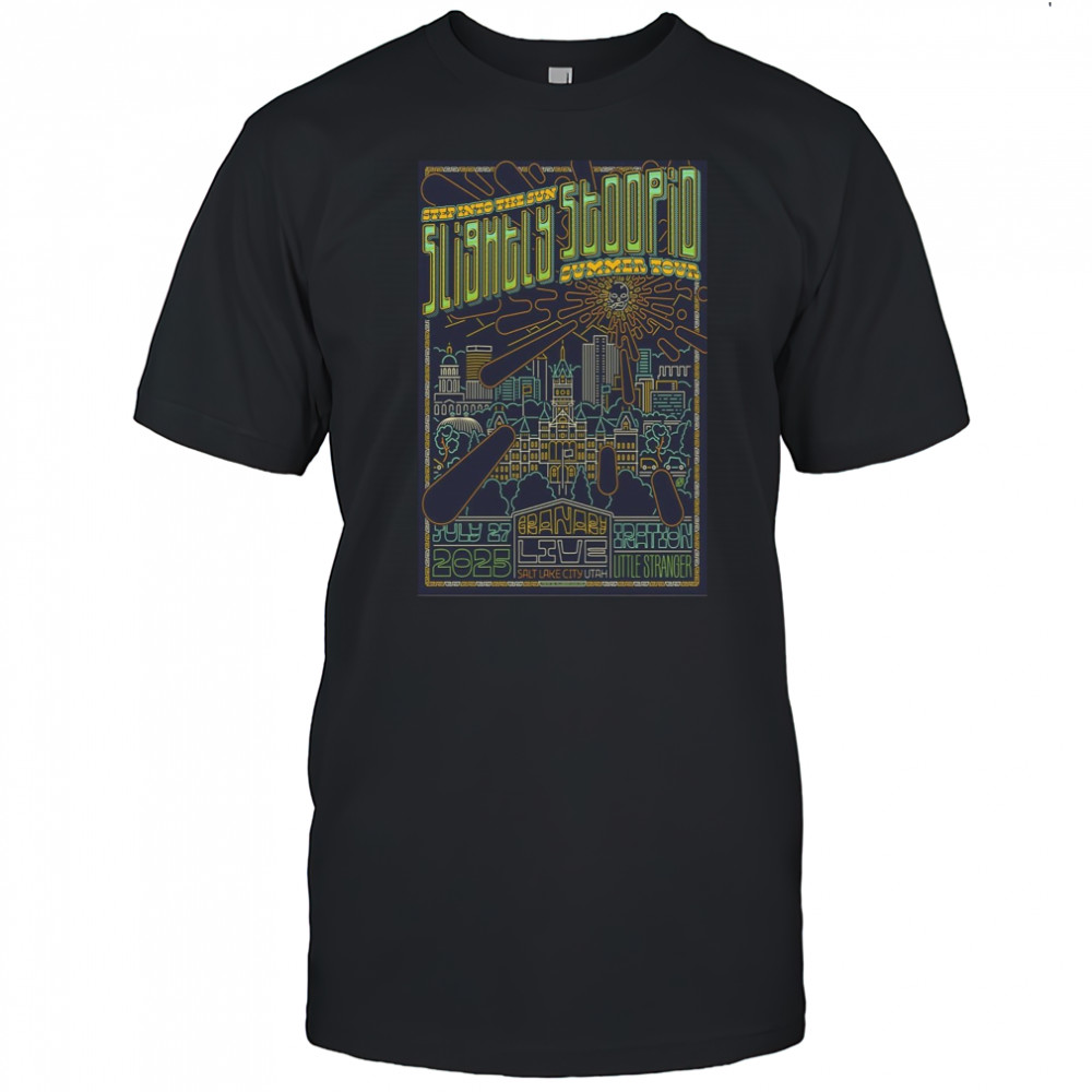 Slightly Stoopid Live Show July 27 2025 Salt Lake City UT Poster T-Shirt