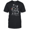 Snoopy I can do all things through christ who strengthens me shirt