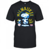 Snoopy Peanuts Ripple Junction Milwaukee Baseball shirt