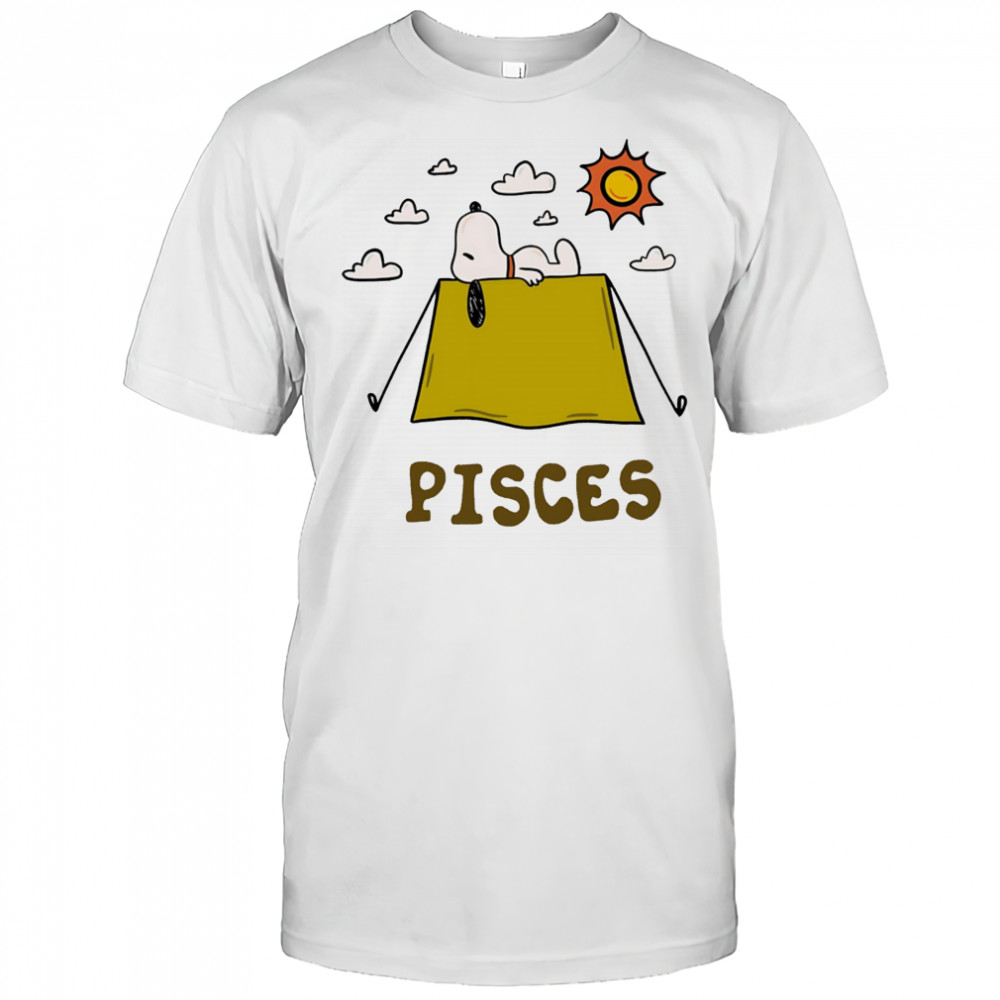 Snoopy Pisces Zodiac shirt