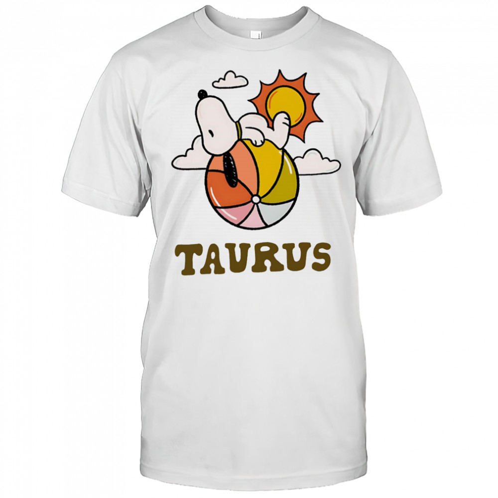 Snoopy Taurus Zodiac shirt