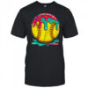 Softball Player Teen Girls Softball Drip Girls Ice Cream shirt