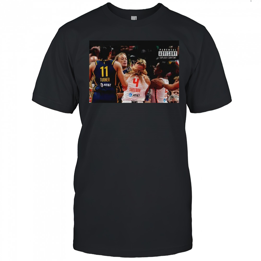 Sophie Cunningham Indiana Fever Stand on Business parental advisory shirt