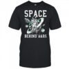 Space Behind Bars Bicycle Astronaut Graphic shirt