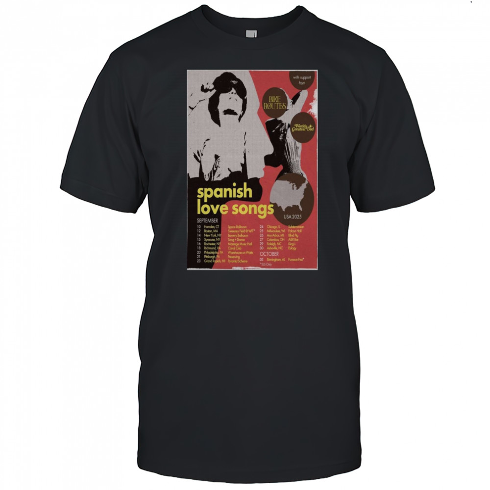 Spanish Love Songs Poster 2025 Shirt