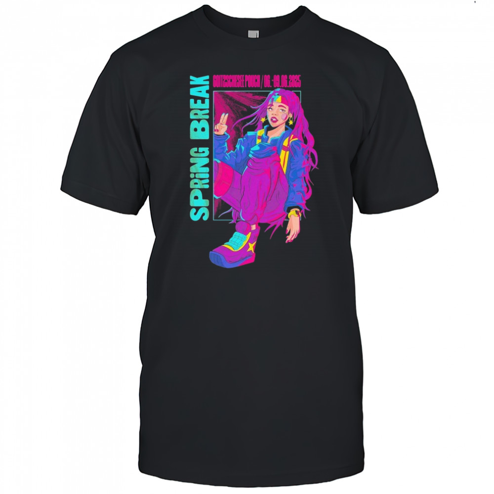 Sputnik Spring Break Festival Superheldin T-shirt