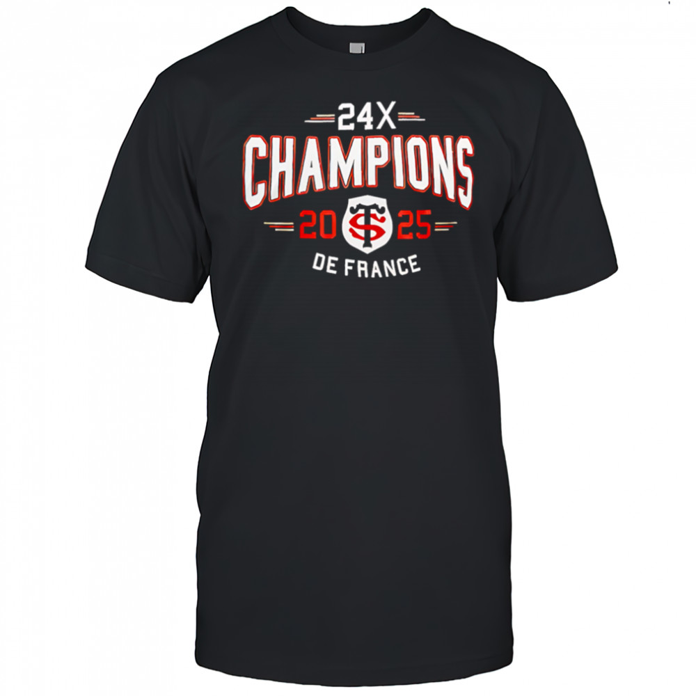 Stade Toulousain Champions 2025 Back To Back To Back shirt