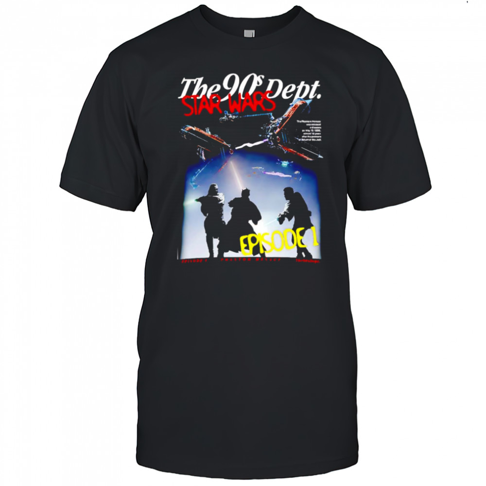 Star Wars episode I Phantom Menace shirt