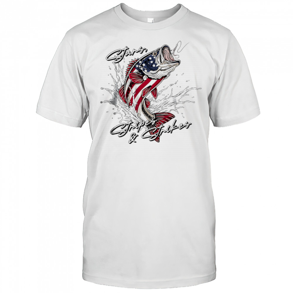 Stars stripes and strikes Bass pro shirt