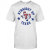 Straight up Texas Rangers logo shirt