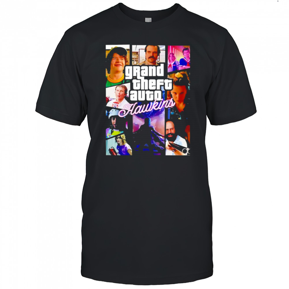 Stranger Things Grand Theft Auto Hawkins shirt
