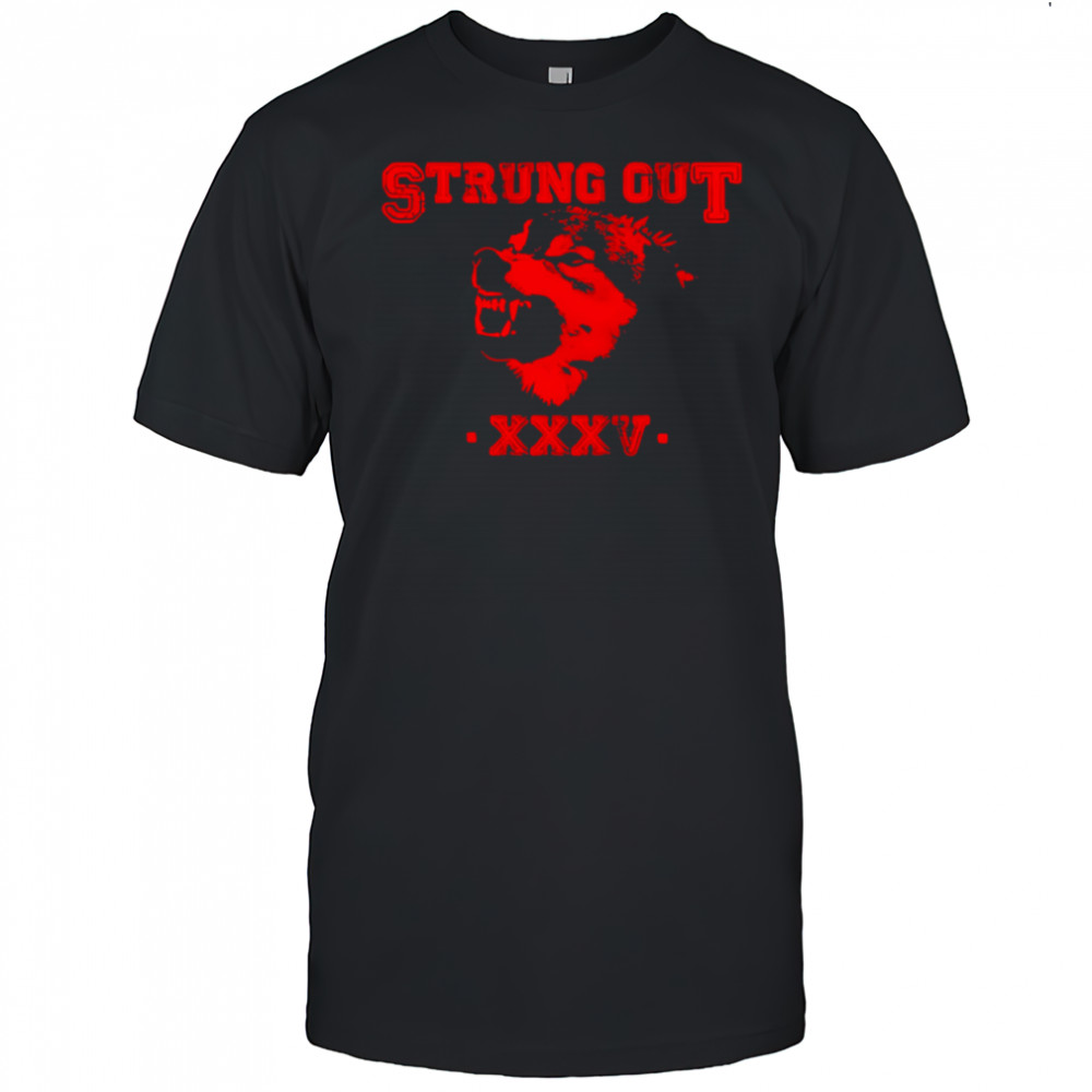 Strung Out Wolf XXXV shirt