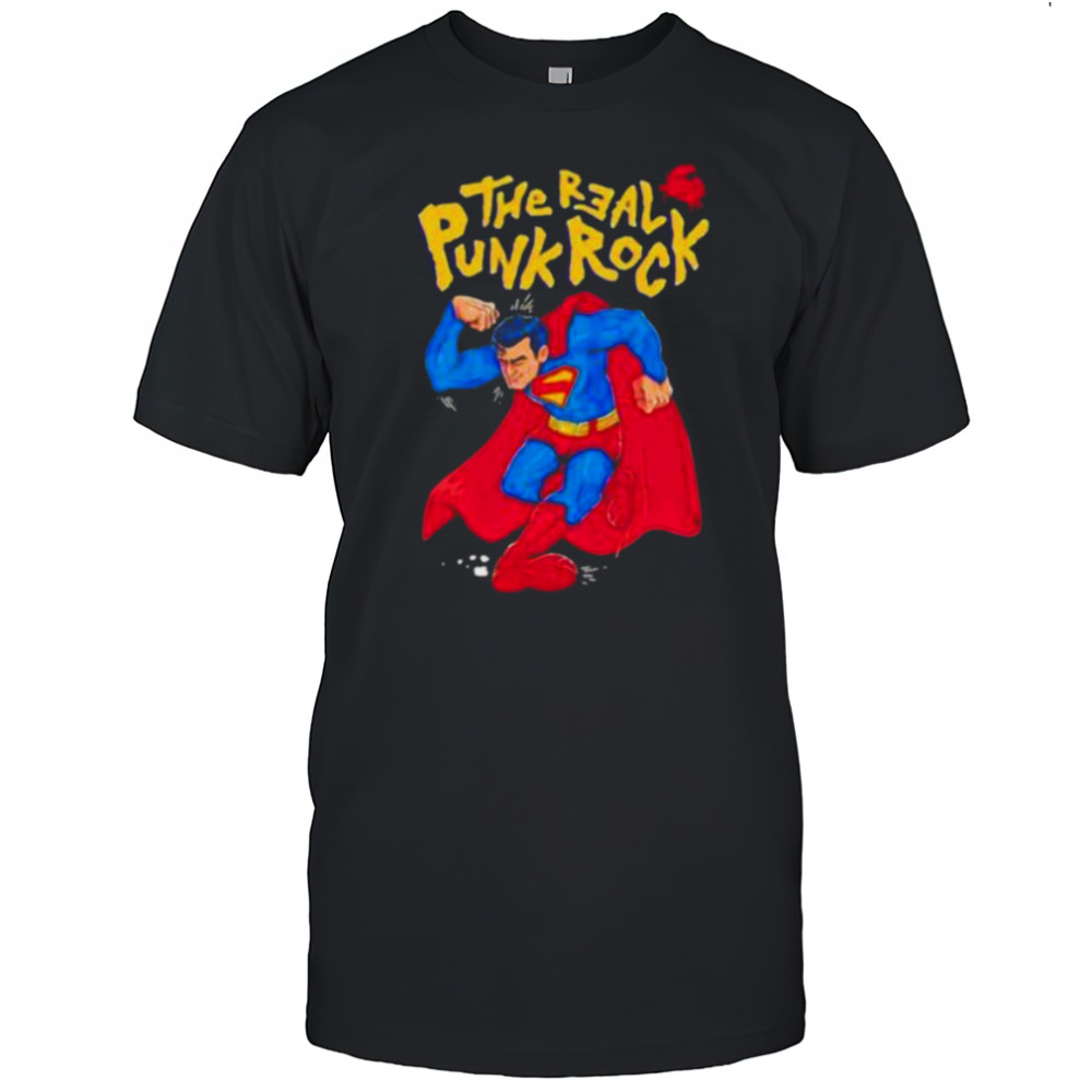 Superman Circle Jerks the real punk rock shirt