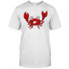 Superstore Jerry Crabby red shirt