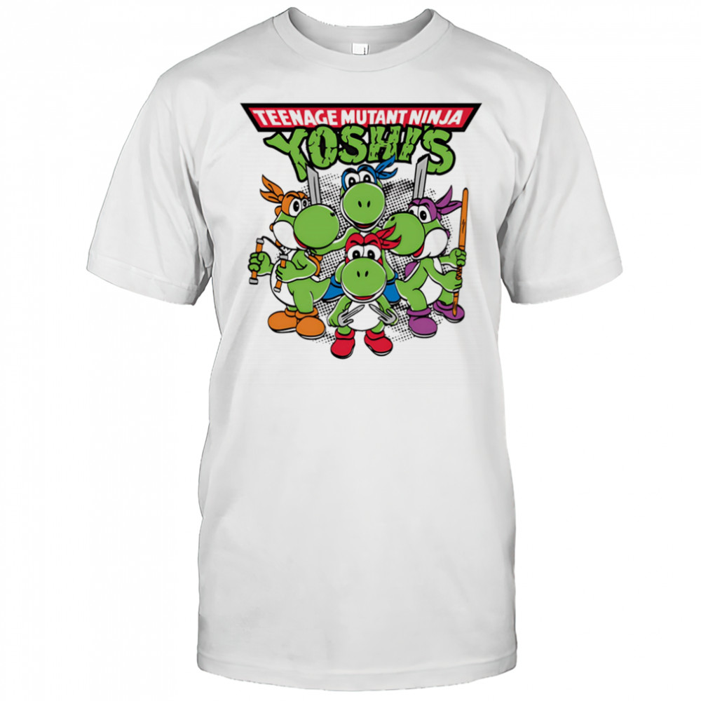 Teenage Mutant Ninja Yoshi’s shirt