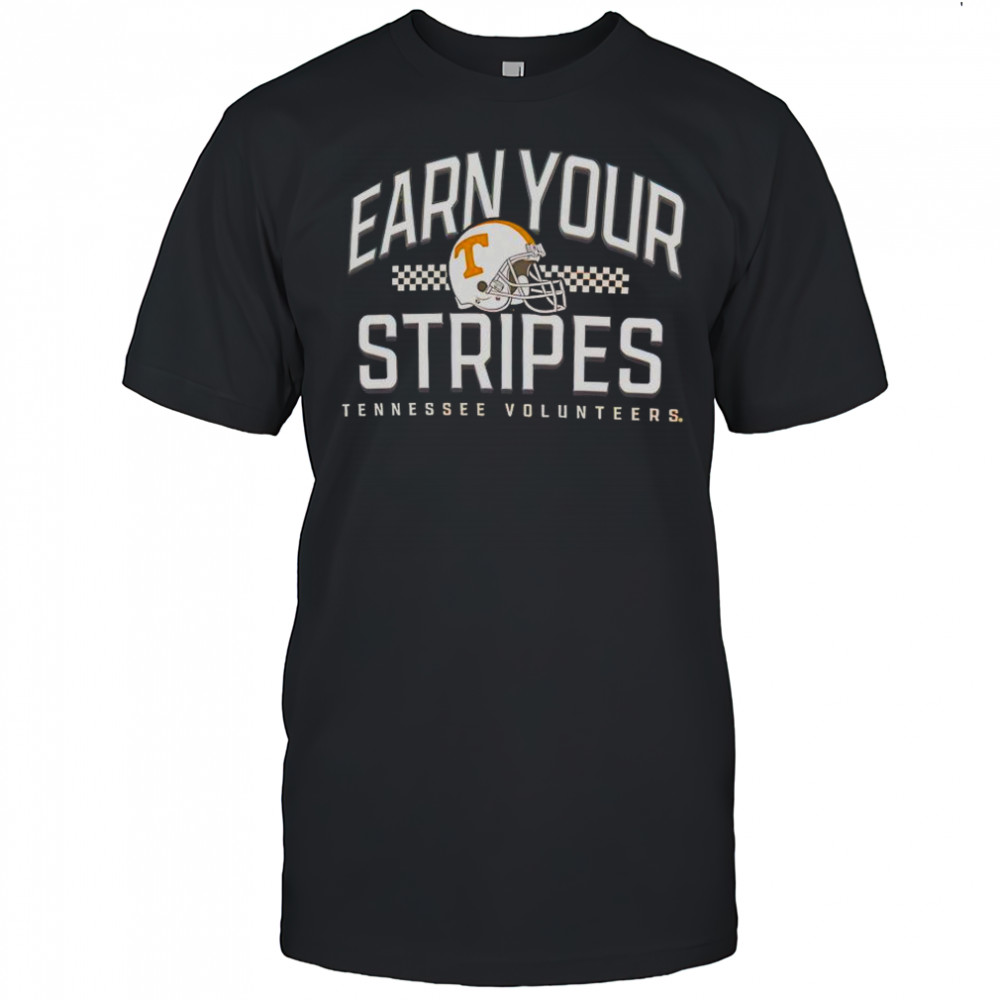Tennessee Volunteers Earn Your Stripes Helmet T-Shirt