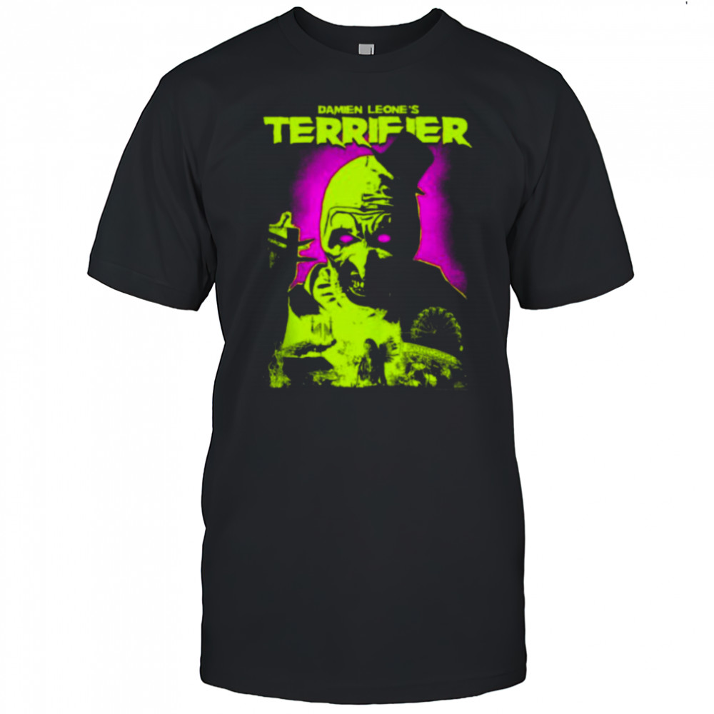 Terrifier Glowing Eyes Art Neon Poster Horror Shirt