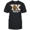 Texas leopard print tx graphic western style shirt