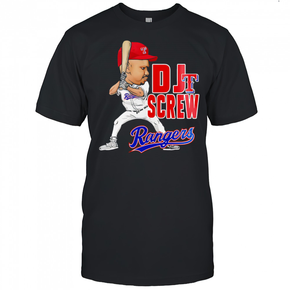 Texas Rangers DJ Screw 2025 Baseball shirt