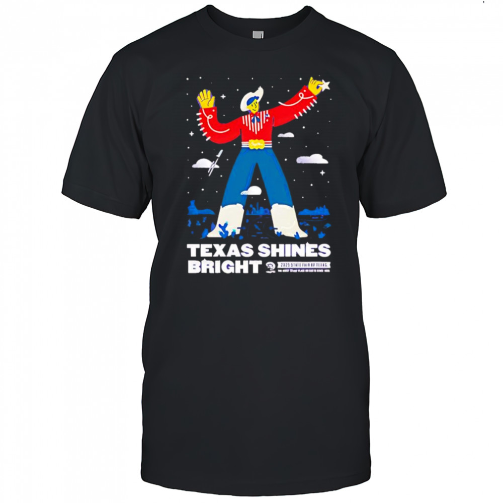 Texas Shines Bright 2025 shirt