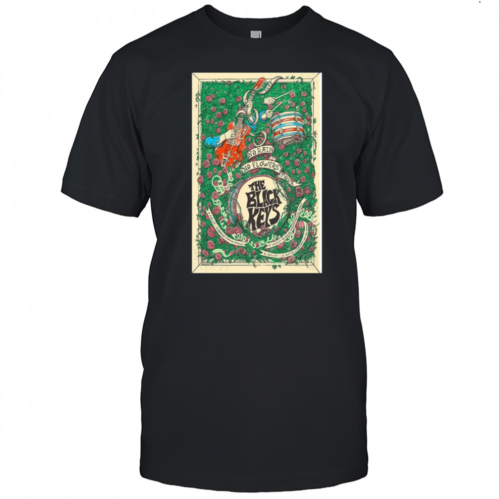 The Black Keys Tour Poster July 4 2025 In Switzerland T-Shirt