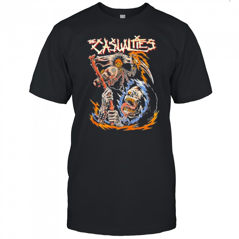 The Casualties death graphic shirt