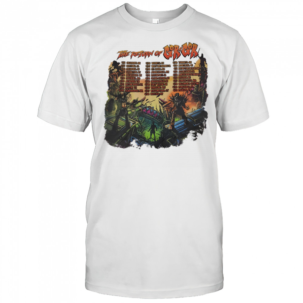 The return of Gor-gor vintage shirt