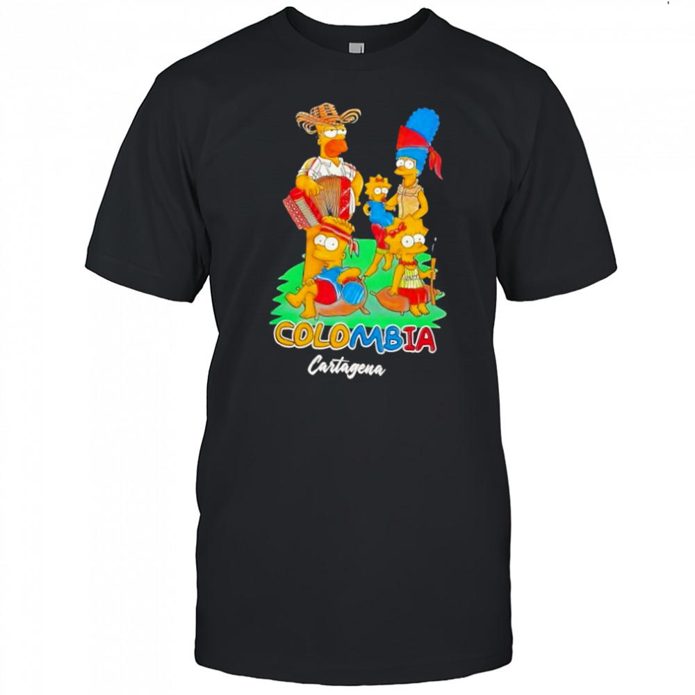 The Simpsons Columbia Cartagena shirt