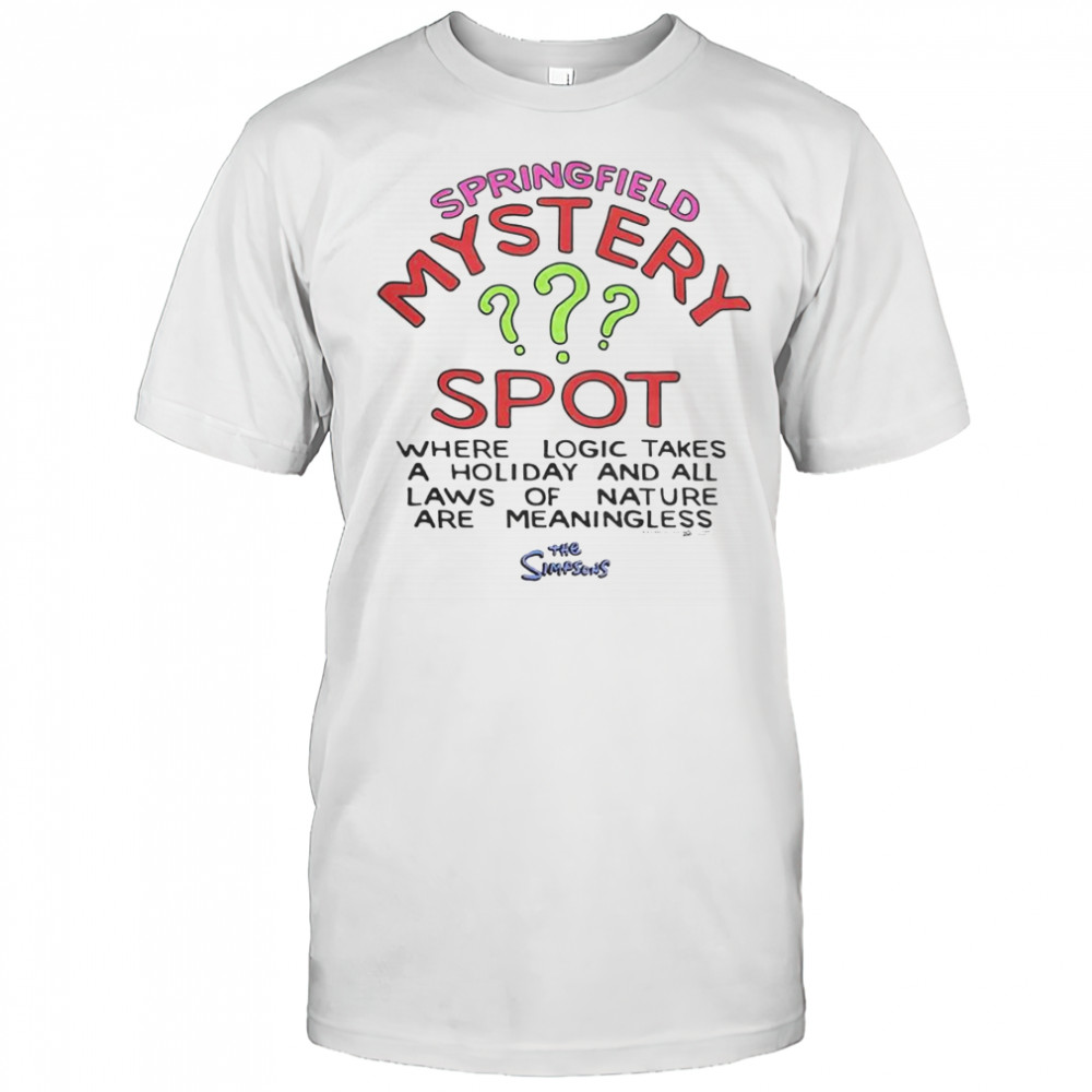The Simpsons Springfield Mystery Spot T-Shirt