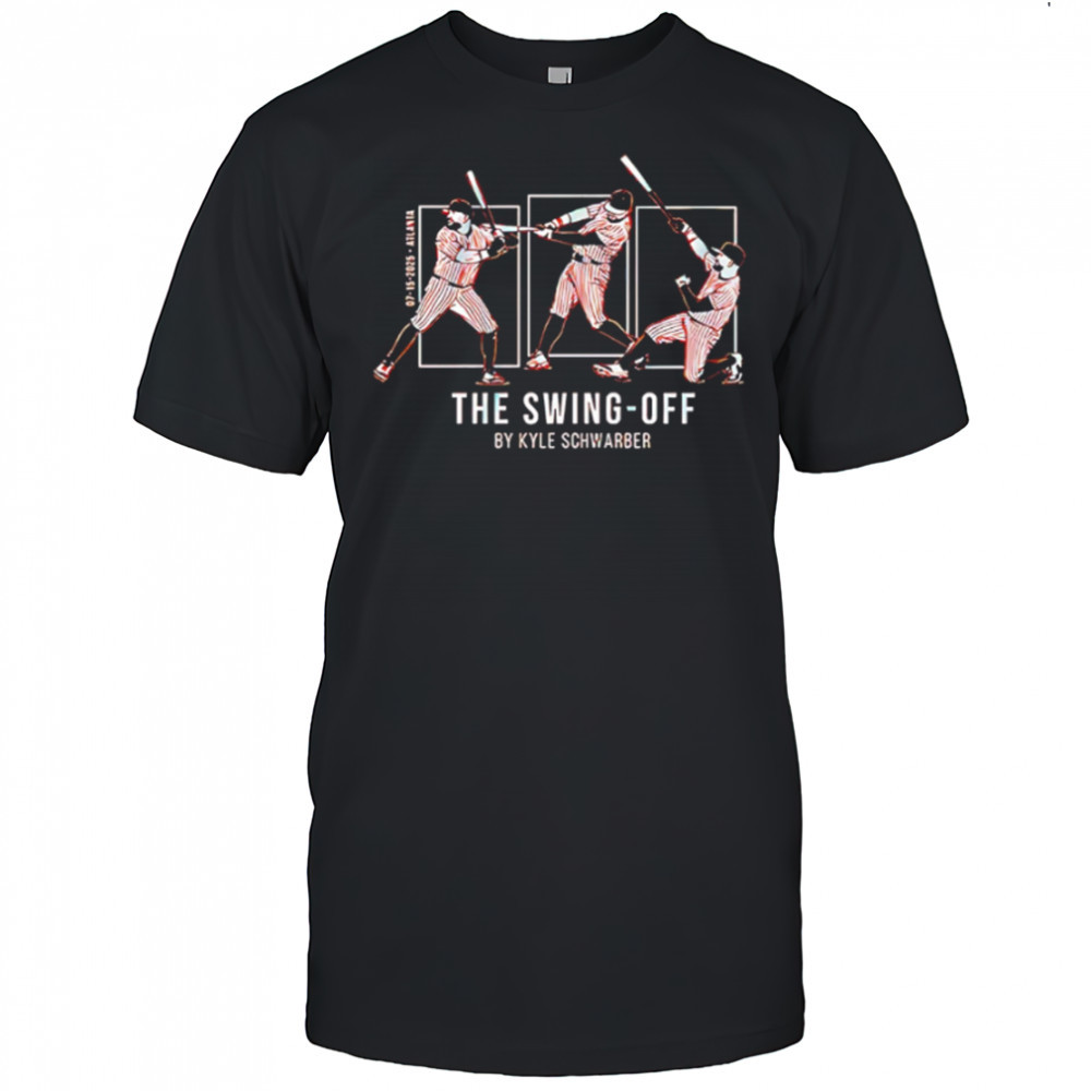 The Swing-off By Kyle Schwarber baseball shirt