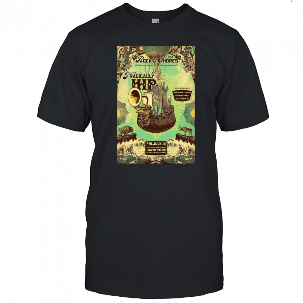 The Tragically Hip Concert Poster T-Shirt
