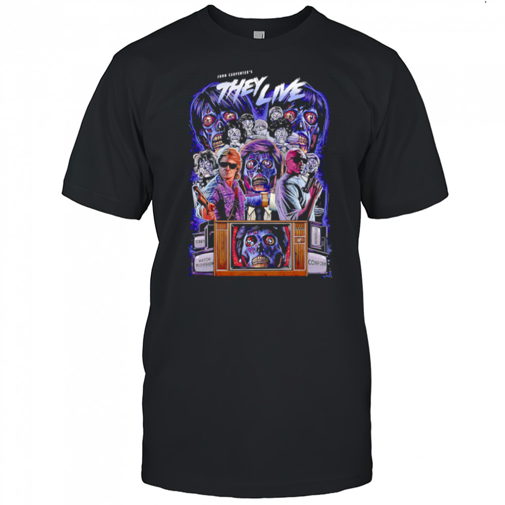 They Live John Carpenter graphic shirt