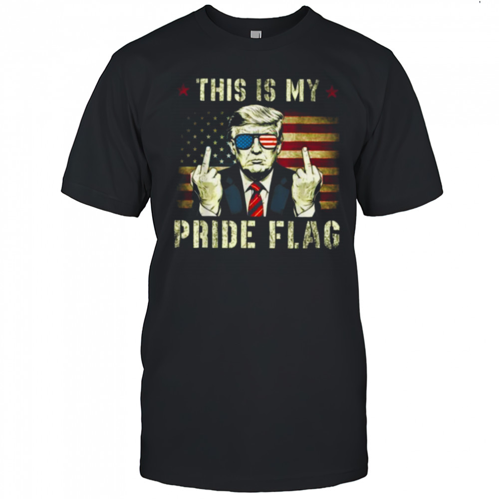 This Is My Pride Flag USA American Patriotic T Shirt