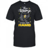 This nurse love her Los Angeles Rams shirt