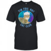 Tin foil hat cat club shirt