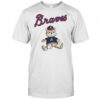 Tiny Turnip Teddy Bear X Atlanta Braves Baseball T shirt